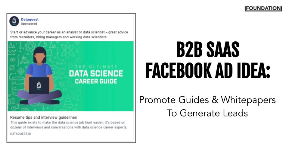 B2B SaaS Facebook Ad research