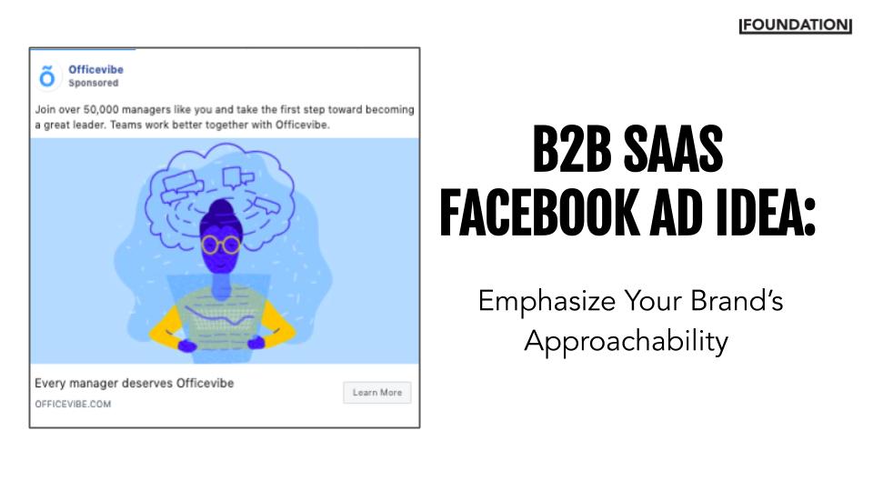 B2B SaaS Facebook Ads Example