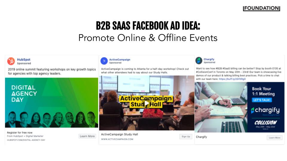 B2B SaaS Facebook Ads events