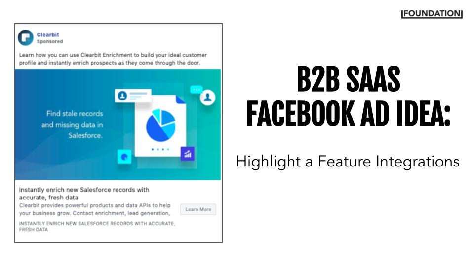 B2B SaaS Facebook Ads integration