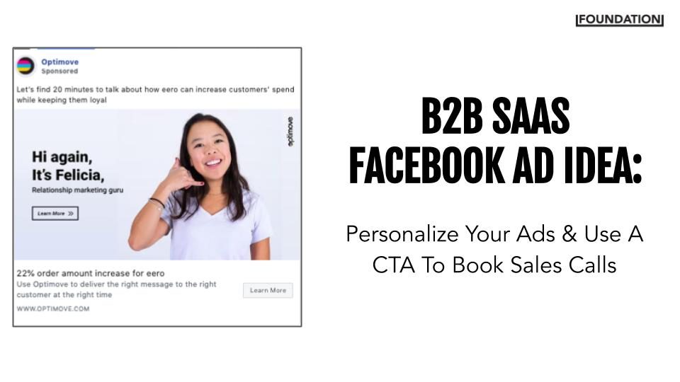 B2B SaaS Facebook sales call