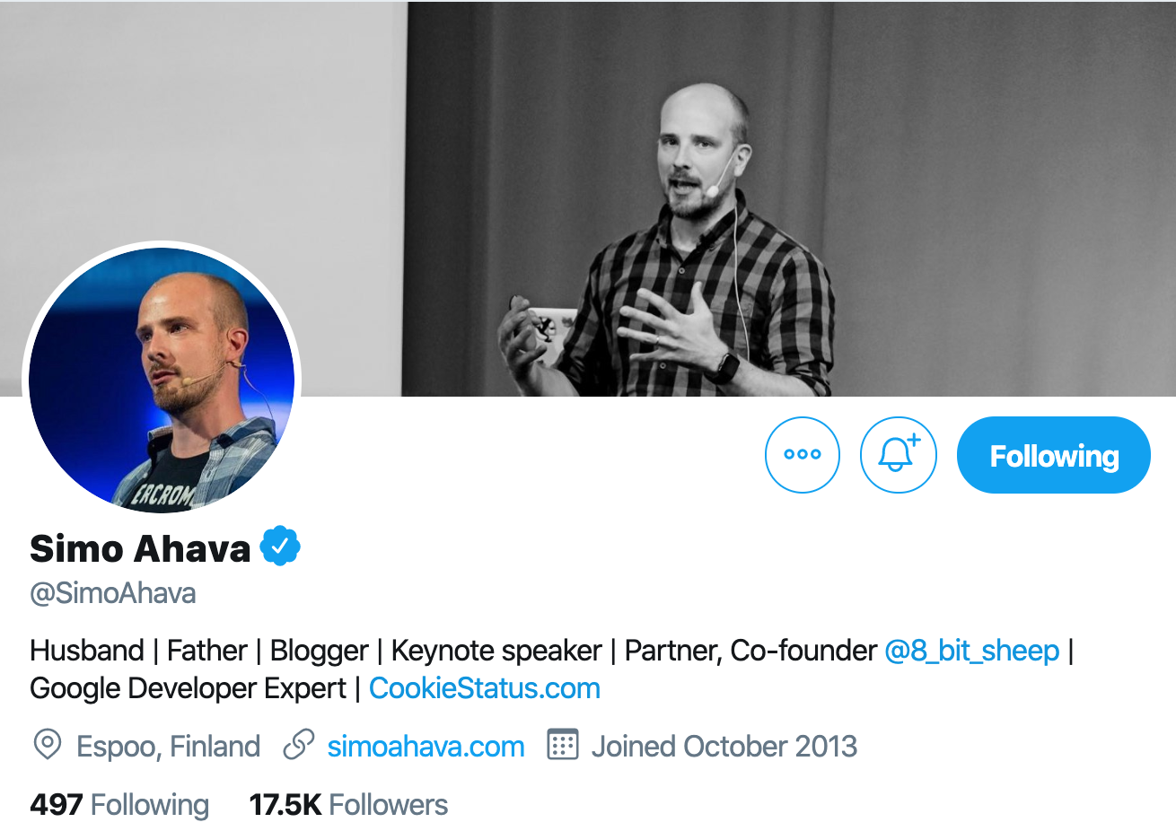 Simo Ahava. Marketer to follow on Twitter