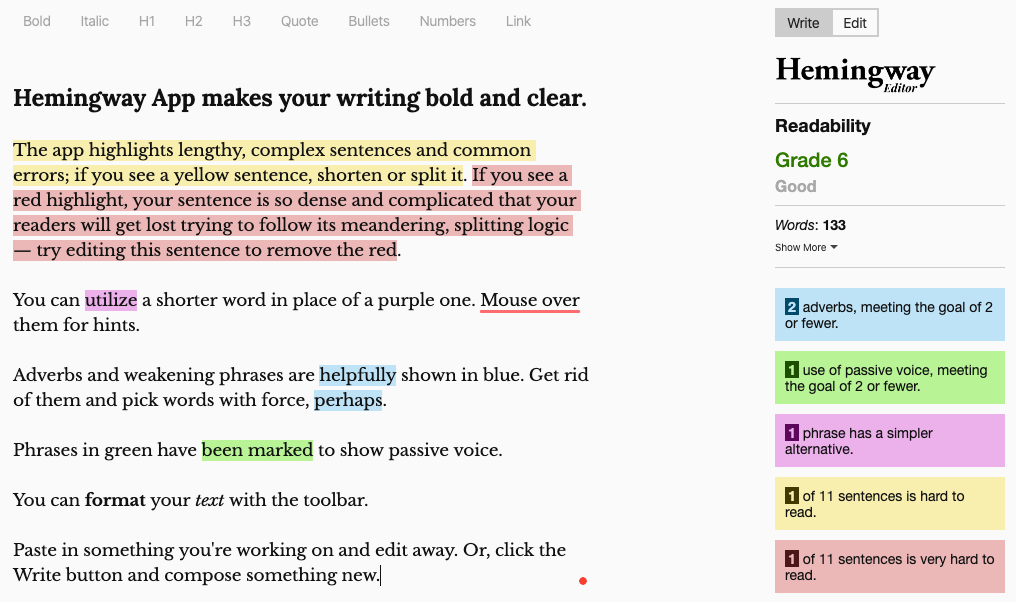 ux writing for websites