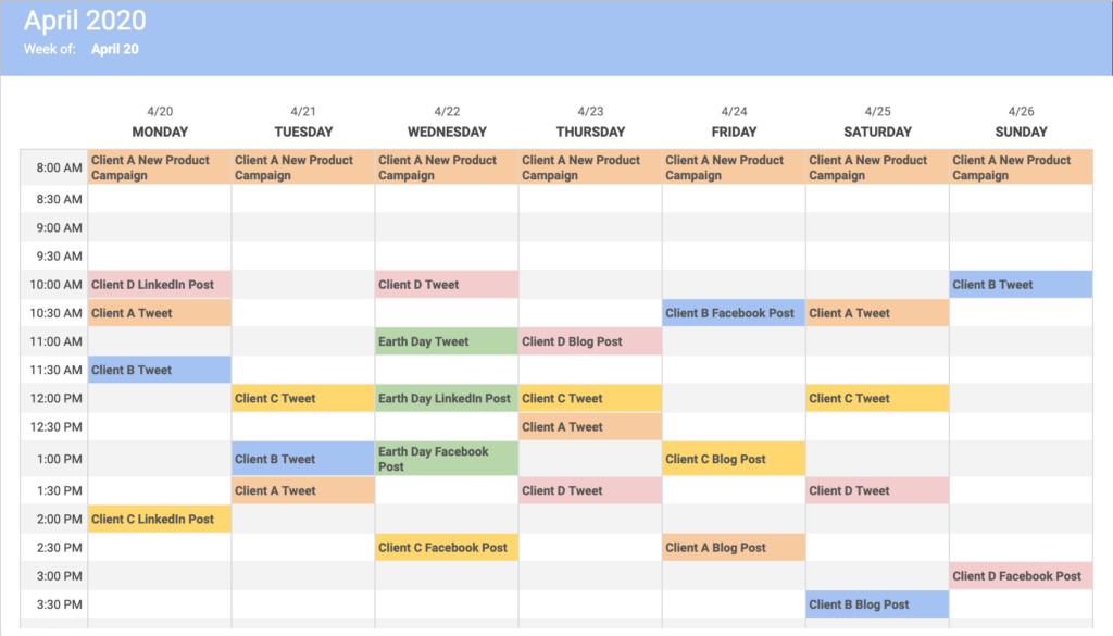 How to Create a Content Calendar - Reinvented Delaware