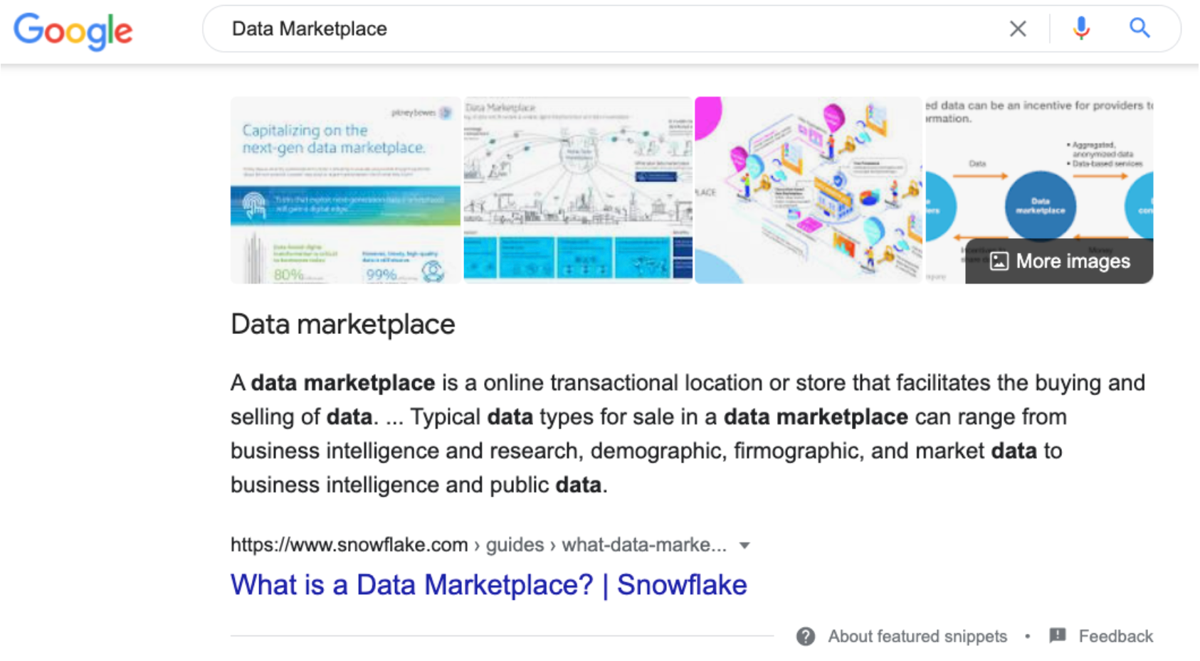 Google Search Data Marketplace