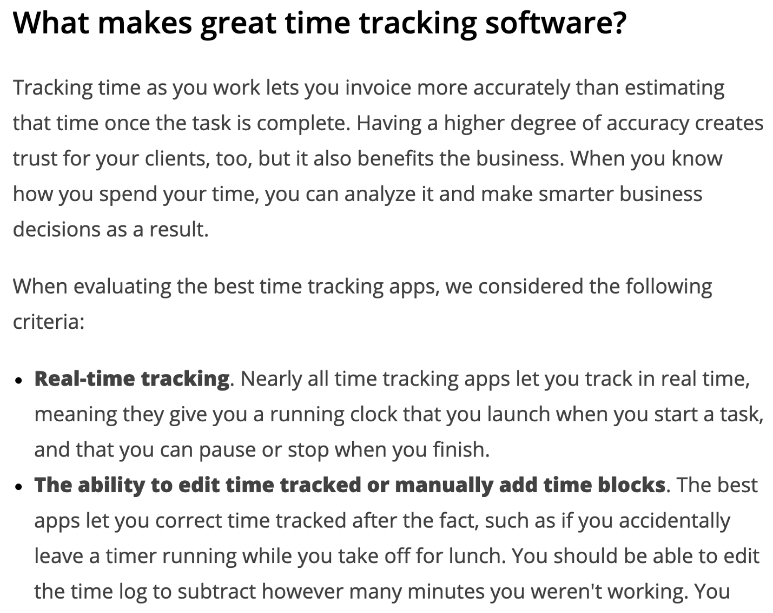 Zapier What Makes Great Tracking Software