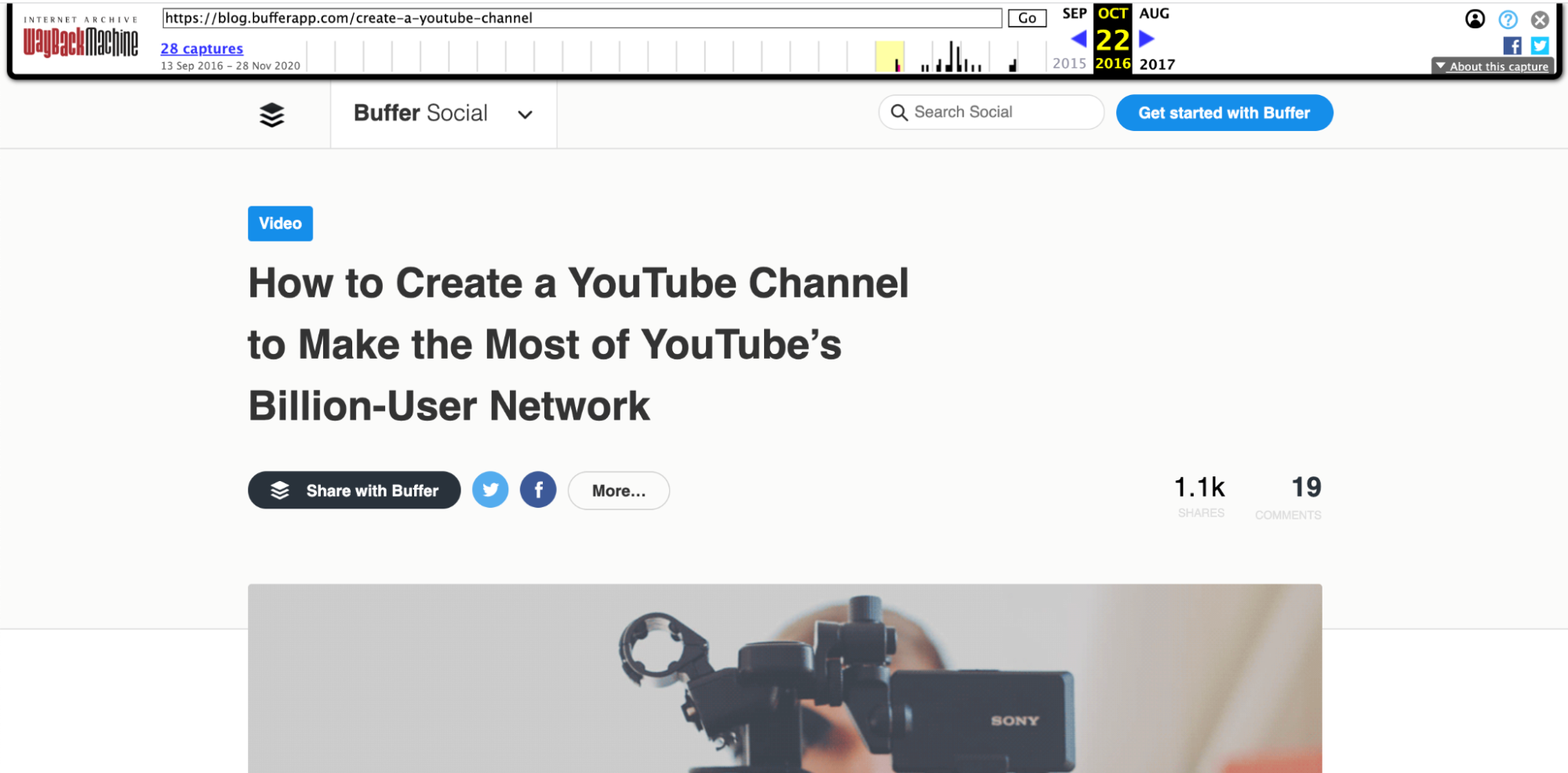Buffer - How to Create a YouTube Channel