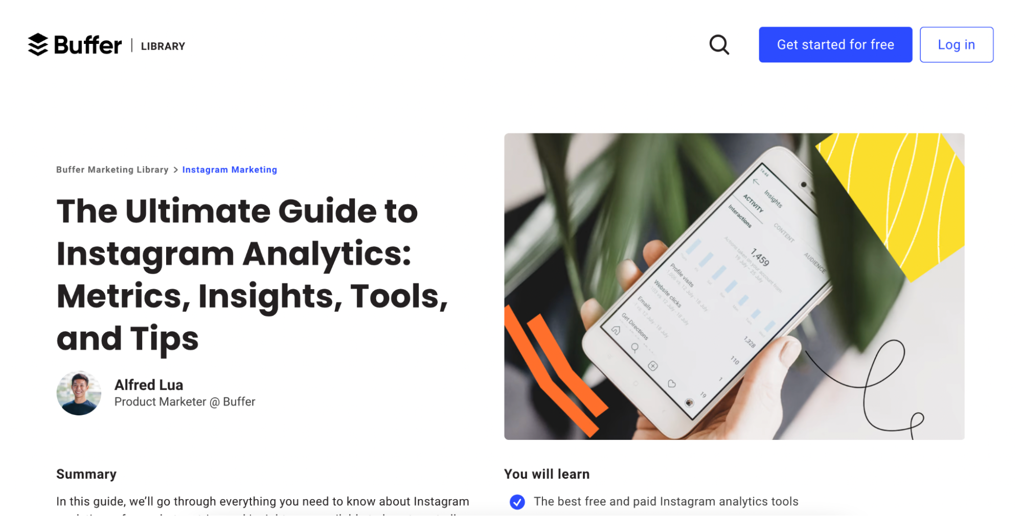 Buffer - The Ultimate Guide to Instagram Analytics