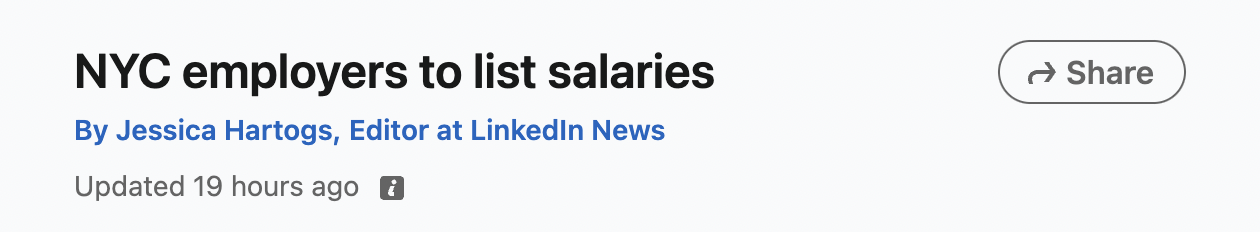 "NYC employers to list salaries"