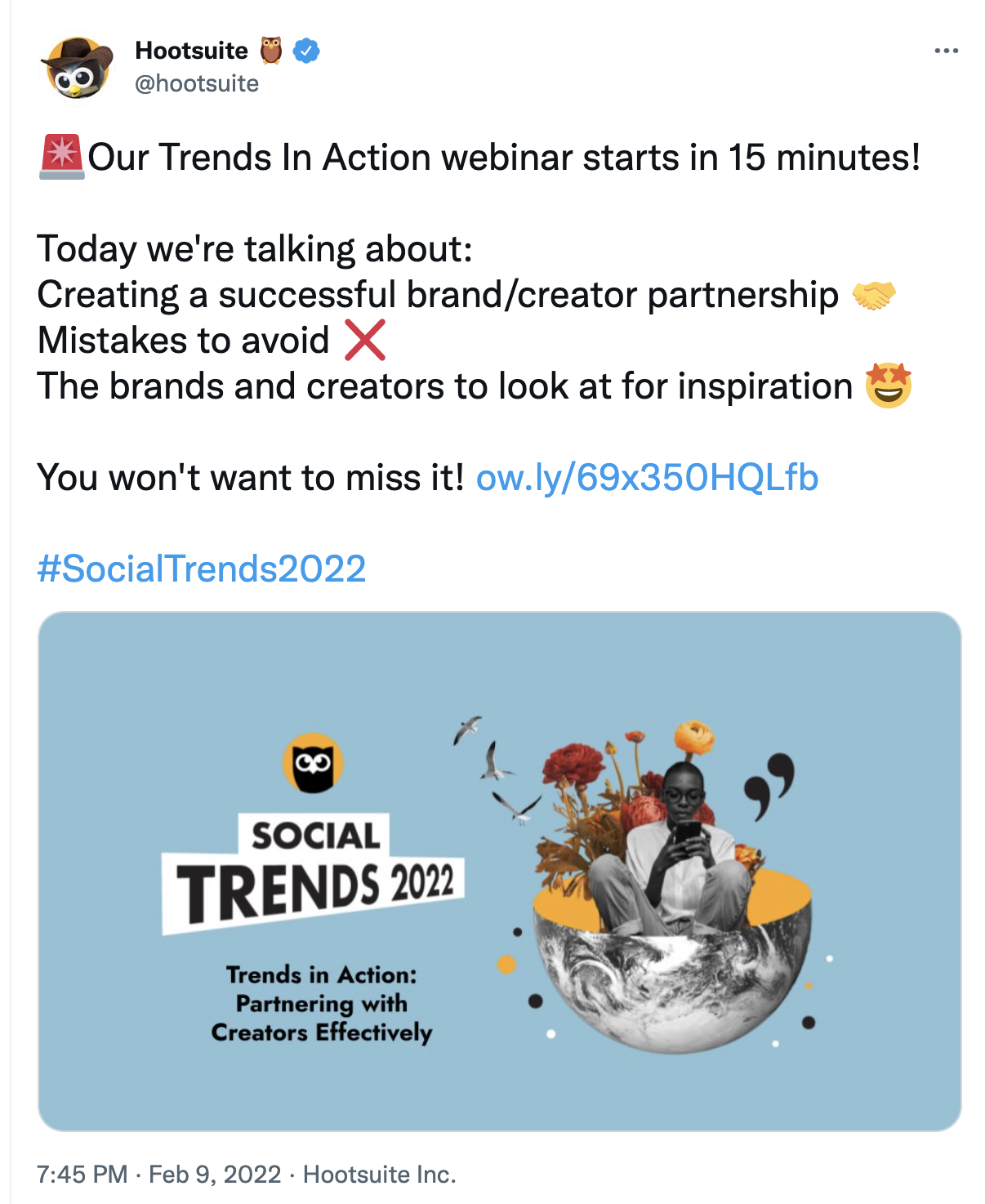 Social Trends 2022 Twitter promo