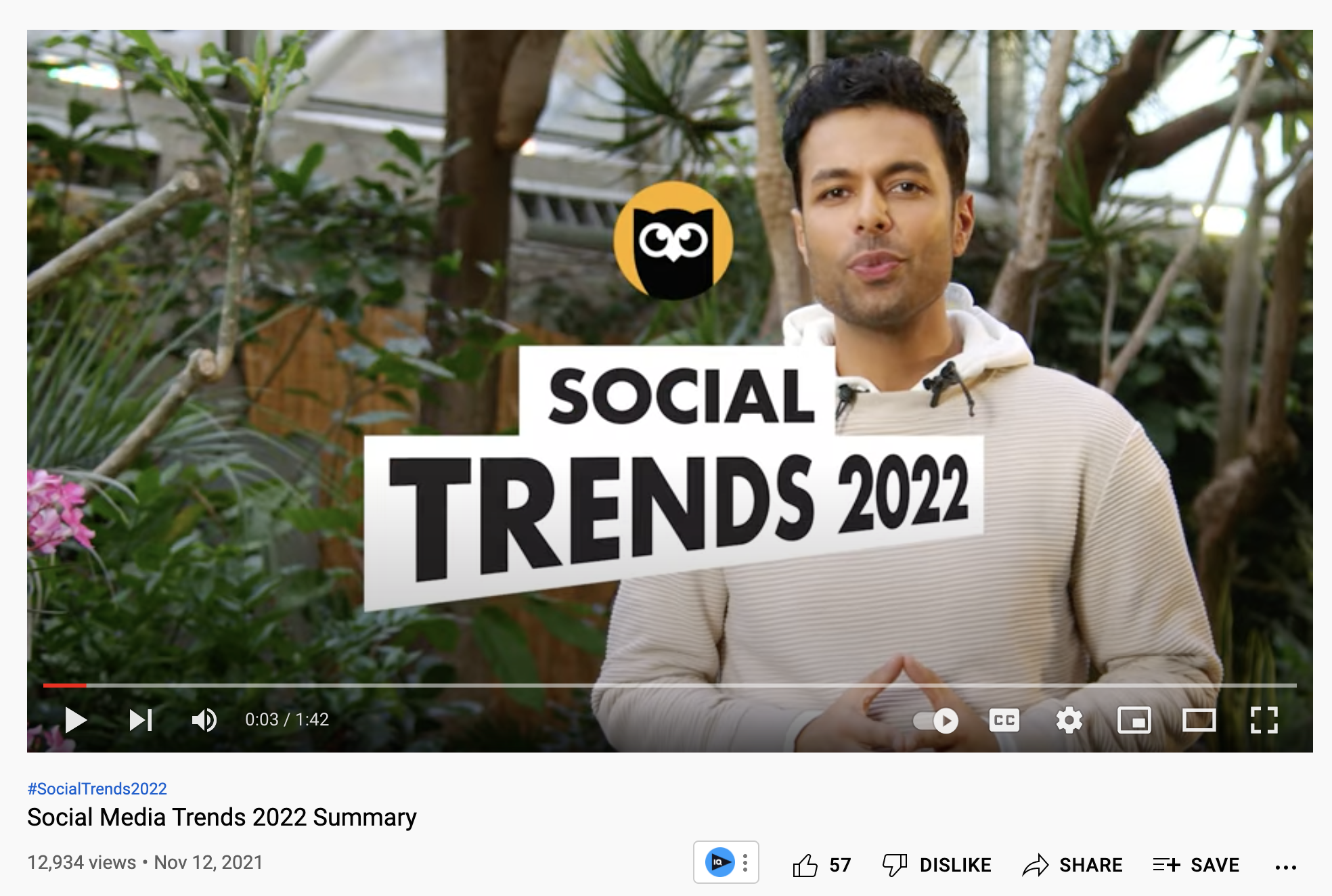 Social Trends 2022 YouTube video