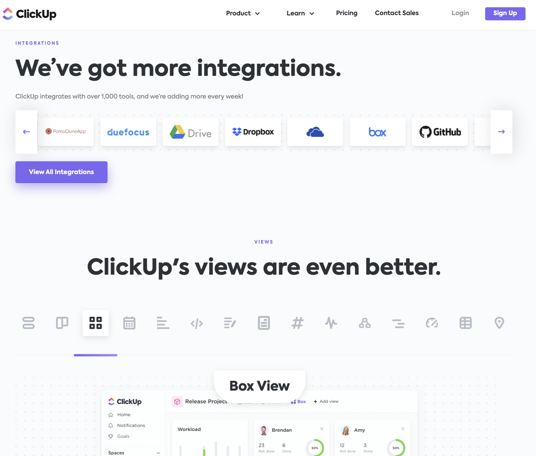ClickUp integrations overview
