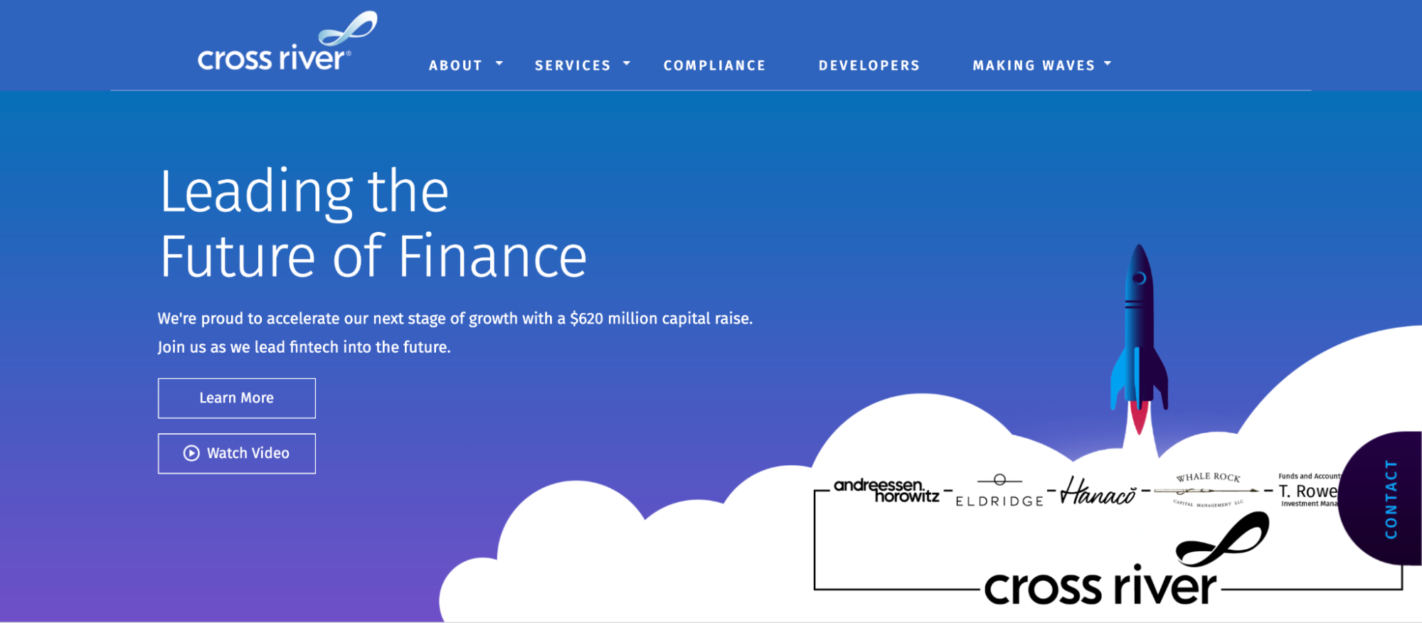 Cross River Bank homepage
