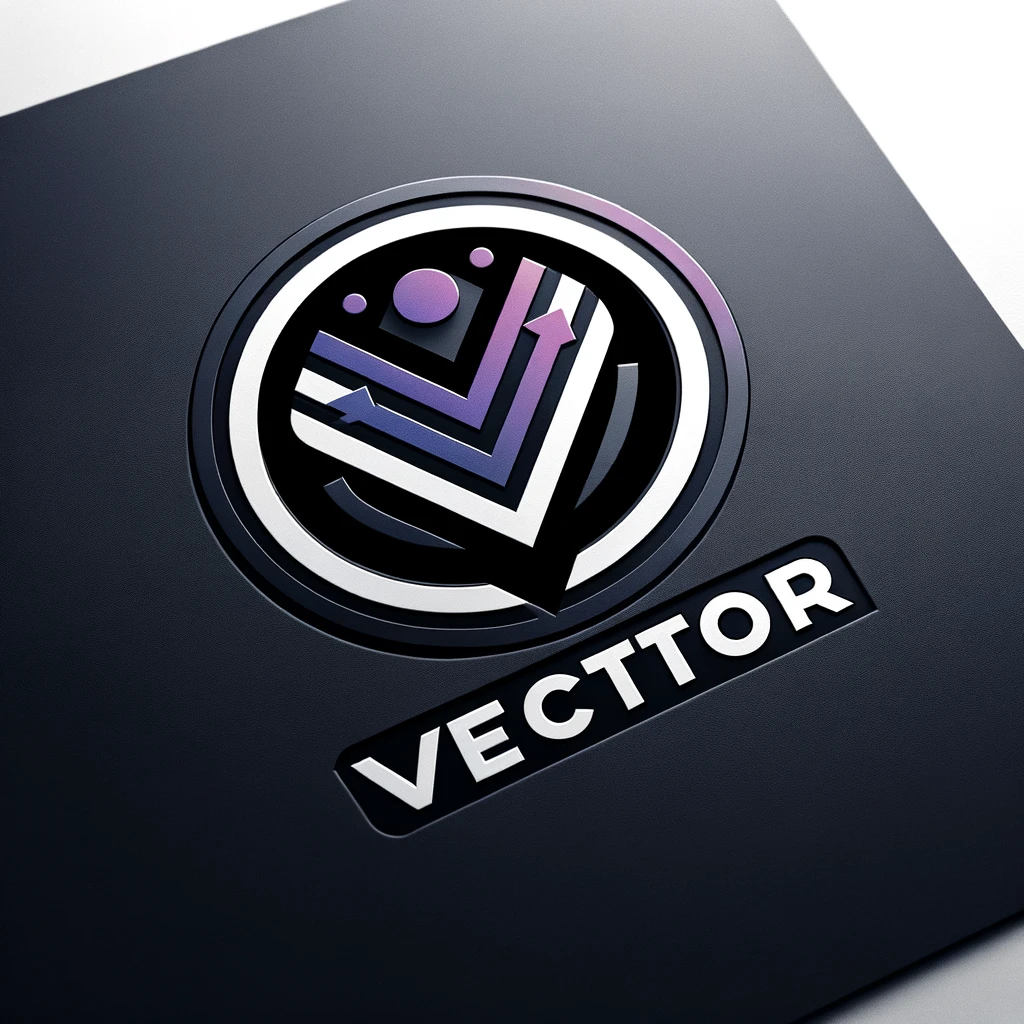 Prompting DALL-E to create the logo for a sales enablement platform called Vector.