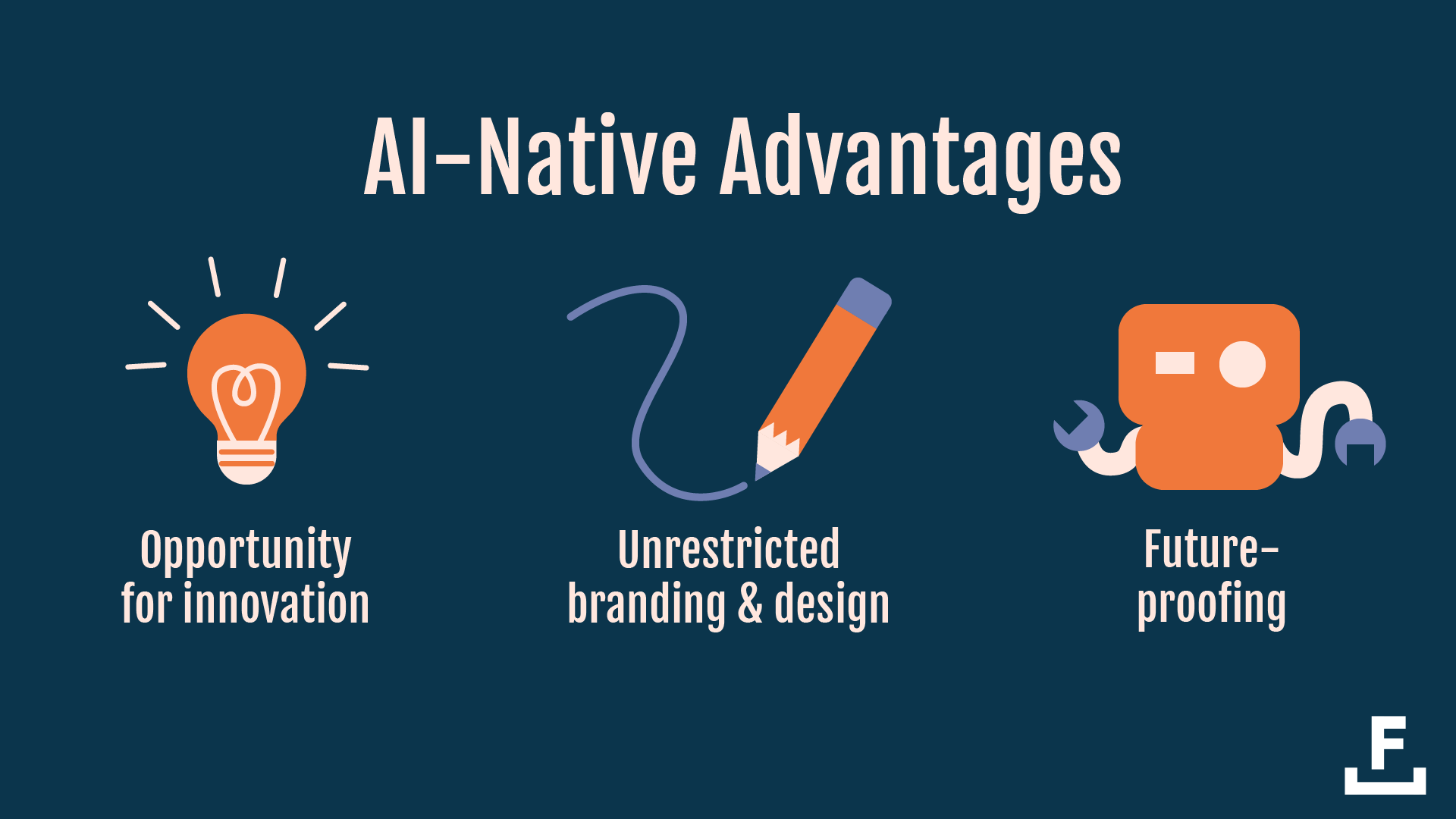 A list of the advantages of AI-native opportunities
