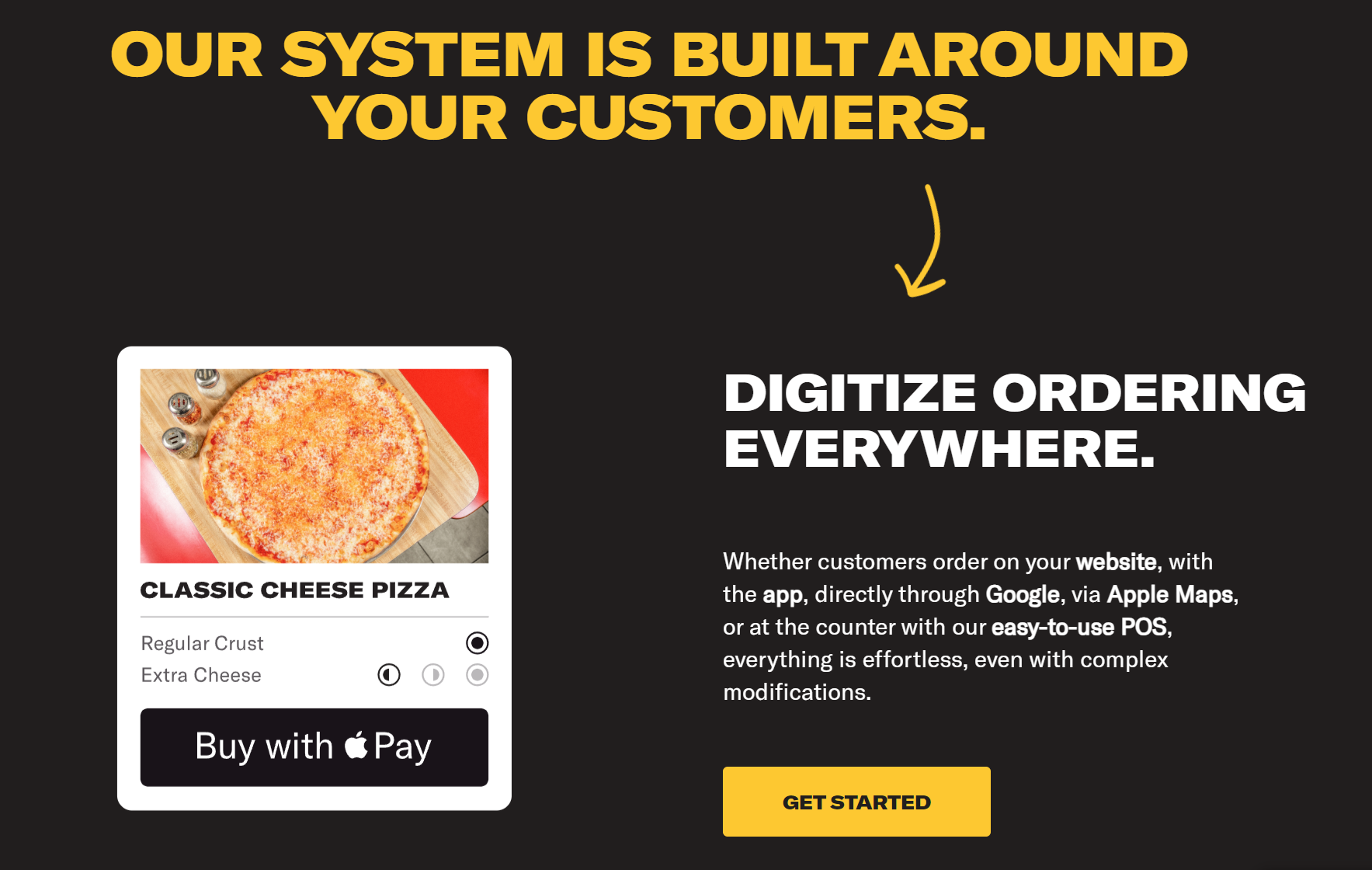 Slice online ordering platform