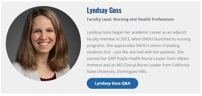 SNHU featured faculty profile 