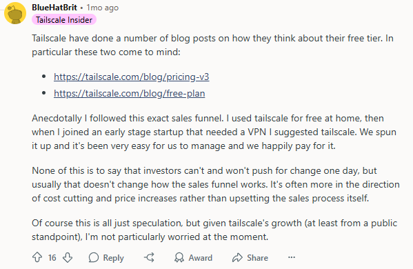 Tailscale Insider explaining how they went from a free user to introducing the platform to their workplace