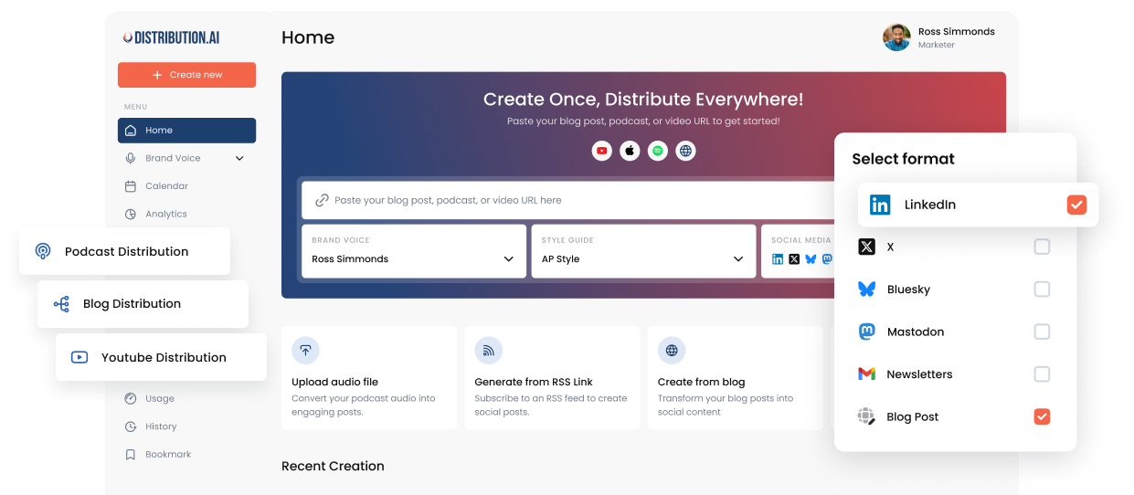 Distribution.AI homepage