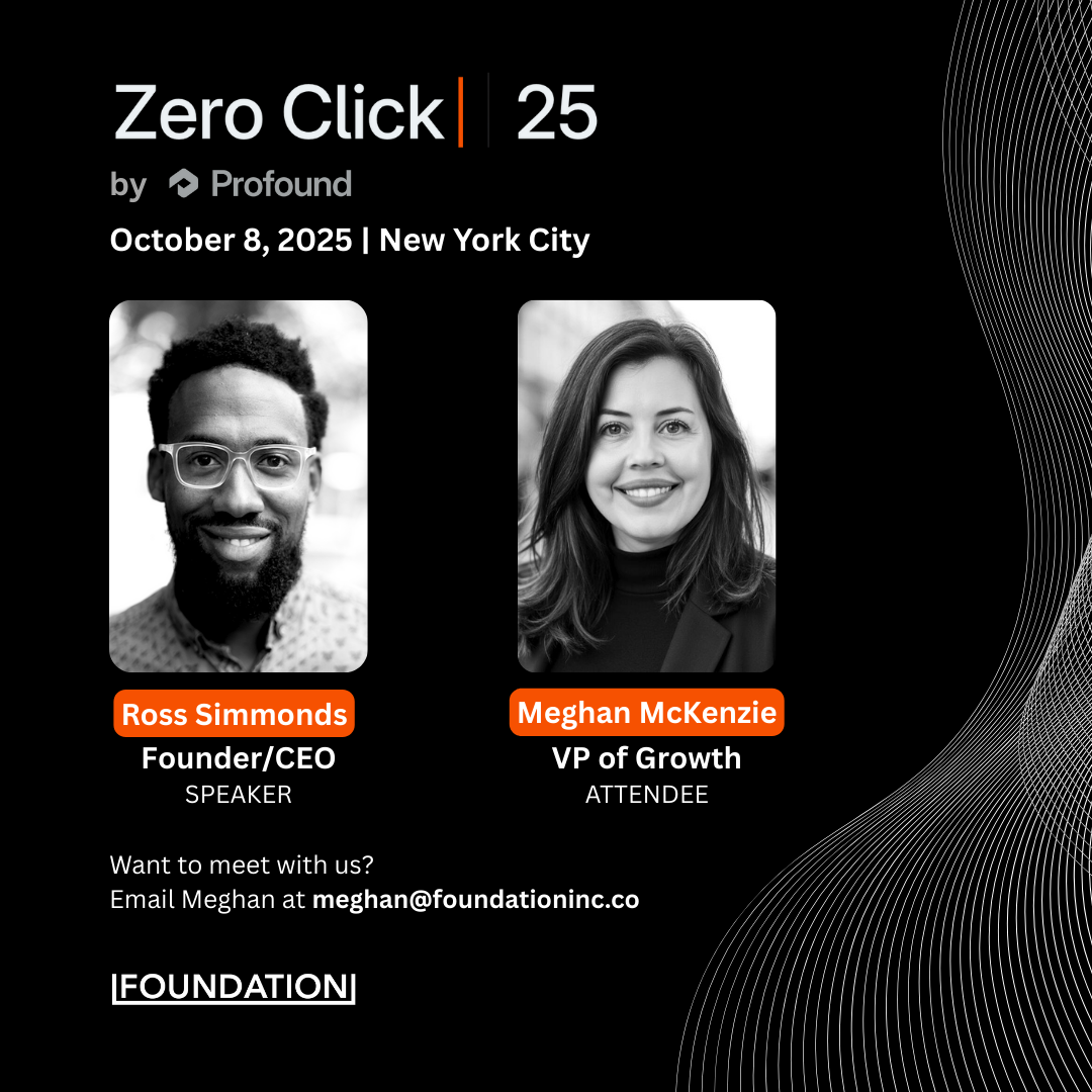 Ross and Meghan for Zero Click conference