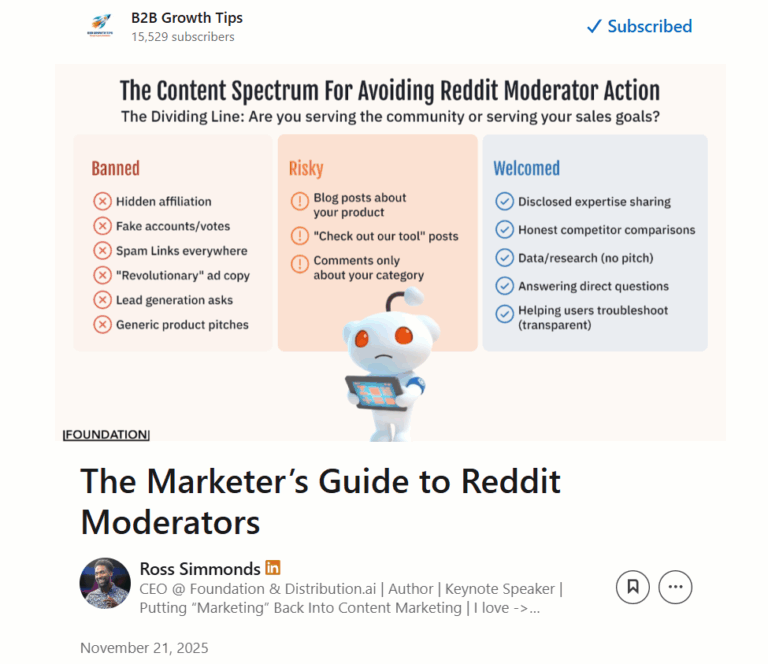 The Foundation Guide to LinkedIn Marketing for B2B