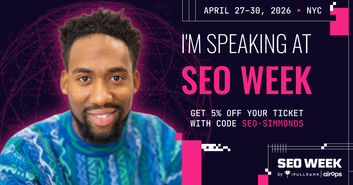 Ross Simmonds is taking the stage at SEO Week in NYC