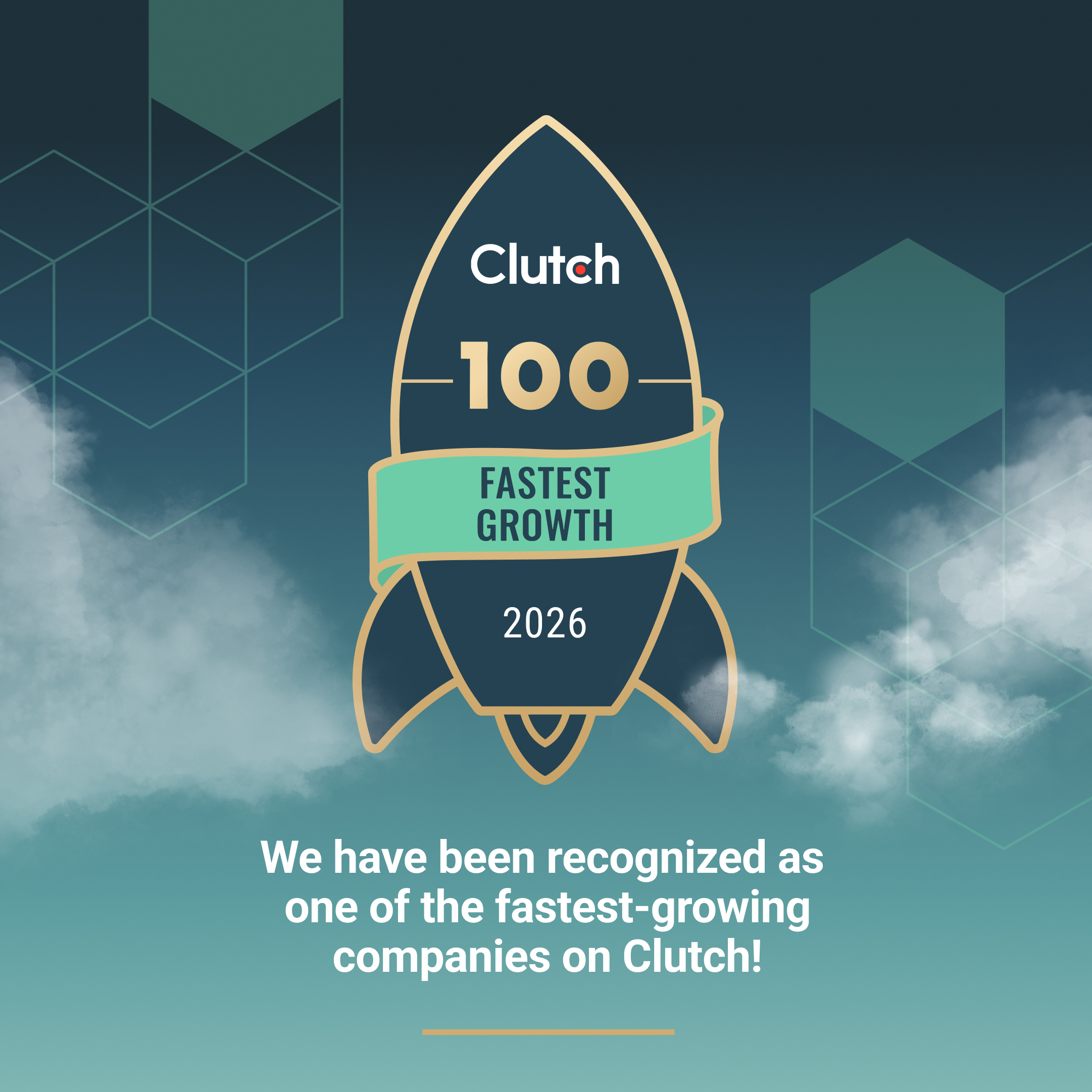 Clutch 100 2026: Fastest Growth We have been recognized as on of the fastest-growing companies on Clutch