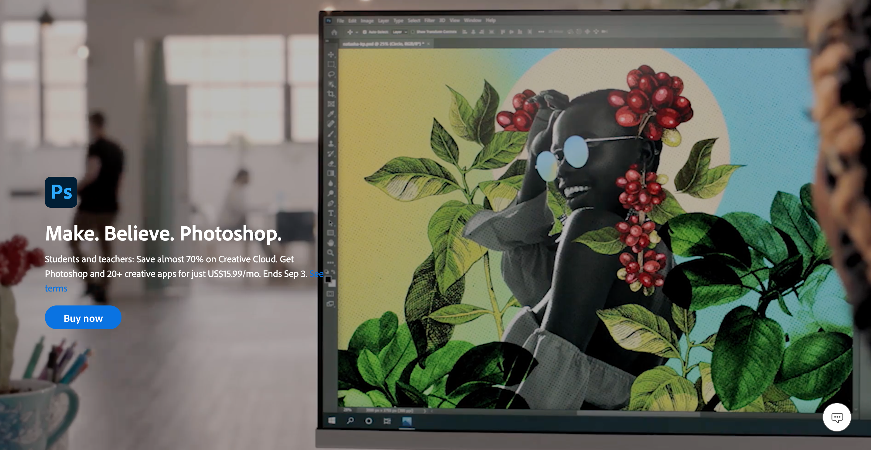 Adobe Photoshop Landing Page